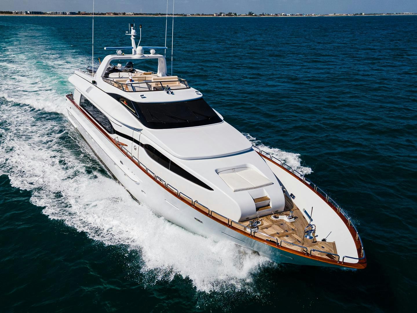 a ship on the water aboard MY DESTINY Yacht for Sale