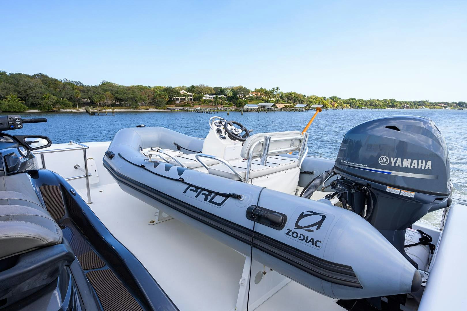 a boat on the water aboard MY DESTINY Yacht for Sale