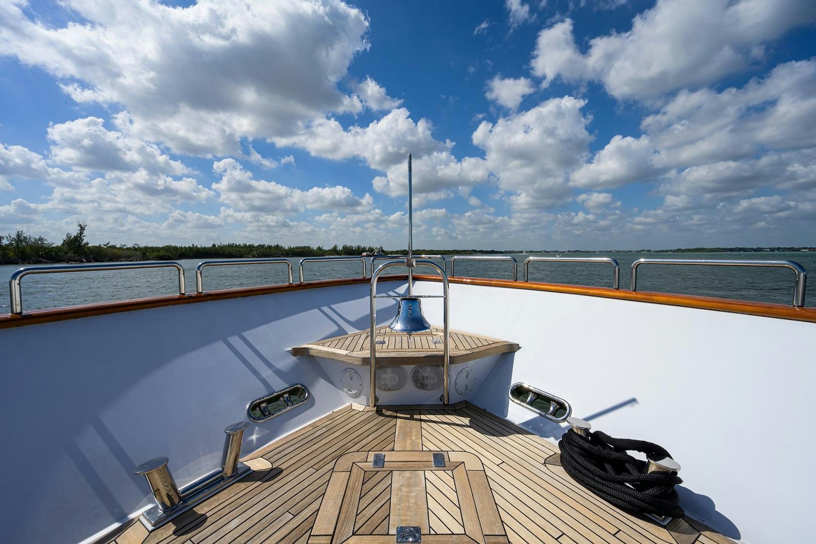 a boat on a body of water aboard MY DESTINY Yacht for Sale