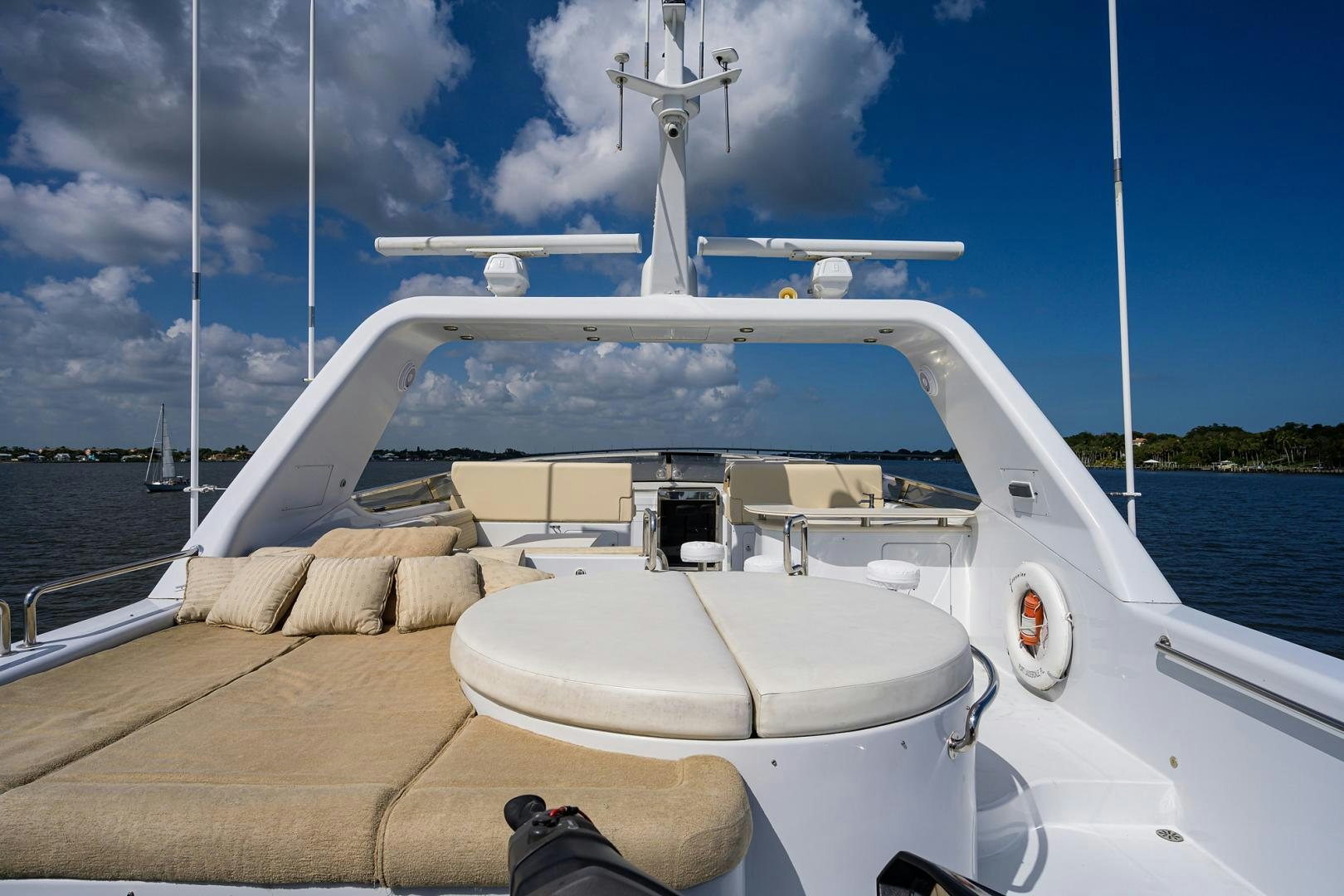 a boat on the water aboard MY DESTINY Yacht for Sale