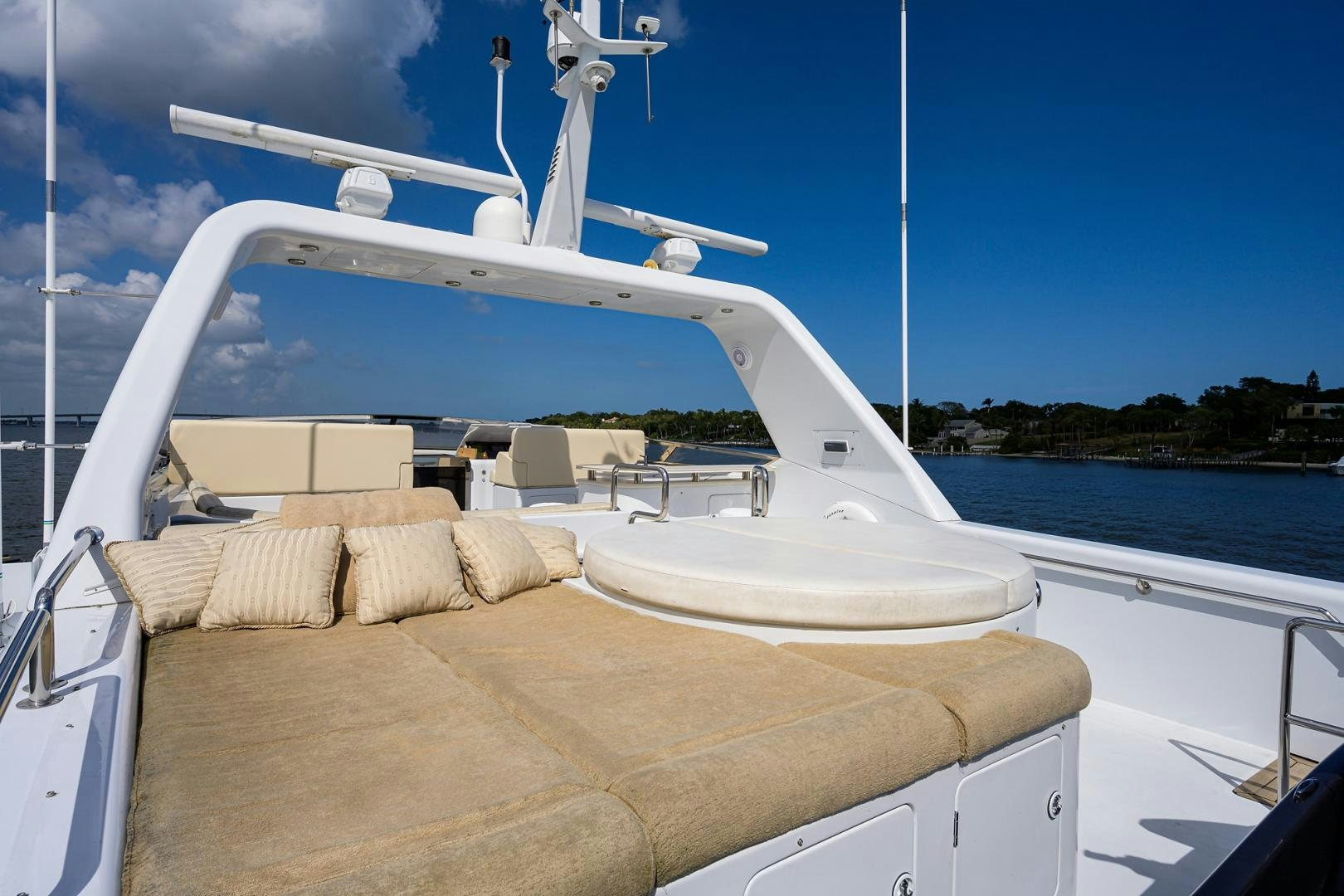 a boat on the water aboard MY DESTINY Yacht for Sale