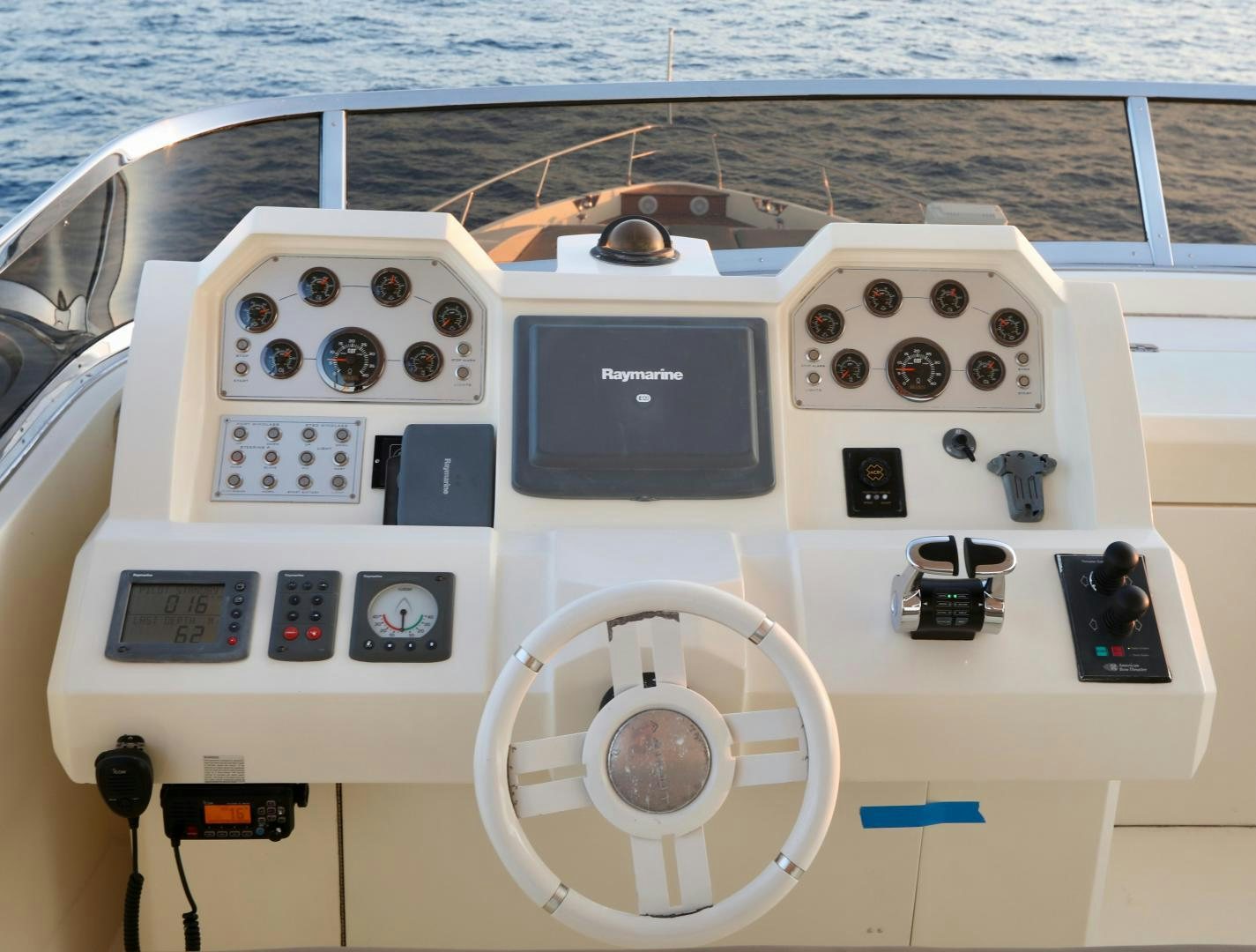a white machine on a deck aboard ANDREIKA Yacht for Sale
