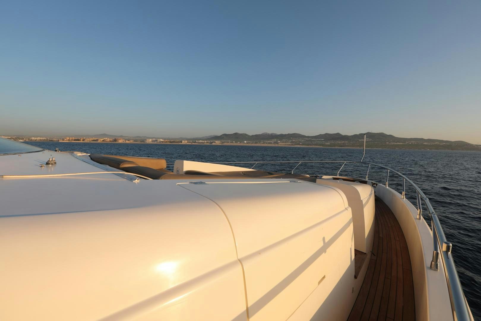 a view of the sea from the cockpit of a plane aboard ANDREIKA Yacht for Sale