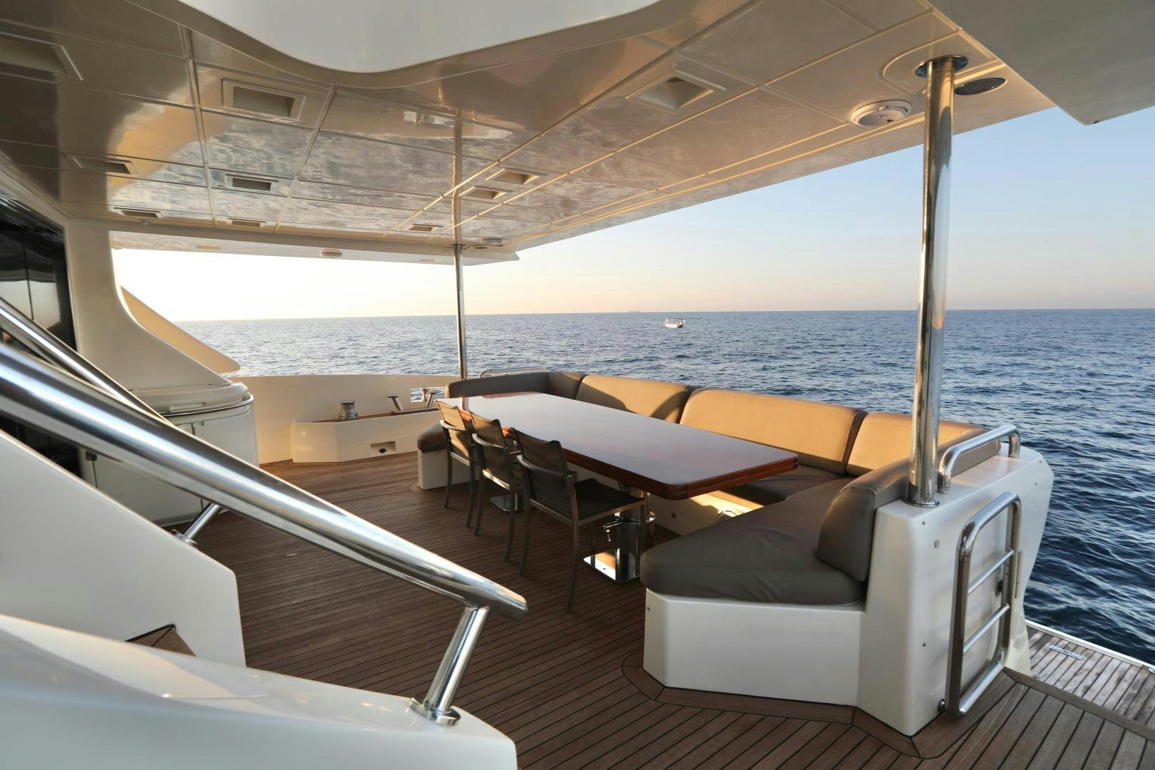 a boat on the water aboard ANDREIKA Yacht for Sale