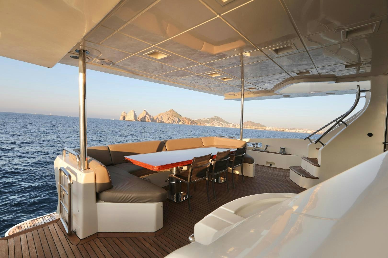 a boat on the water aboard ANDREIKA Yacht for Sale