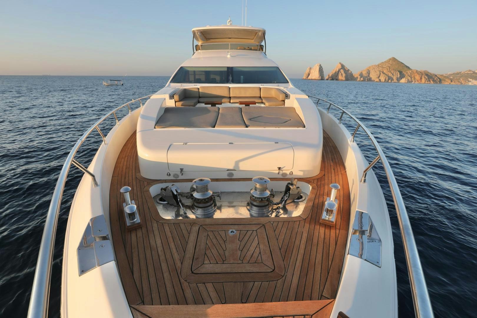 a boat on the water aboard ANDREIKA Yacht for Sale