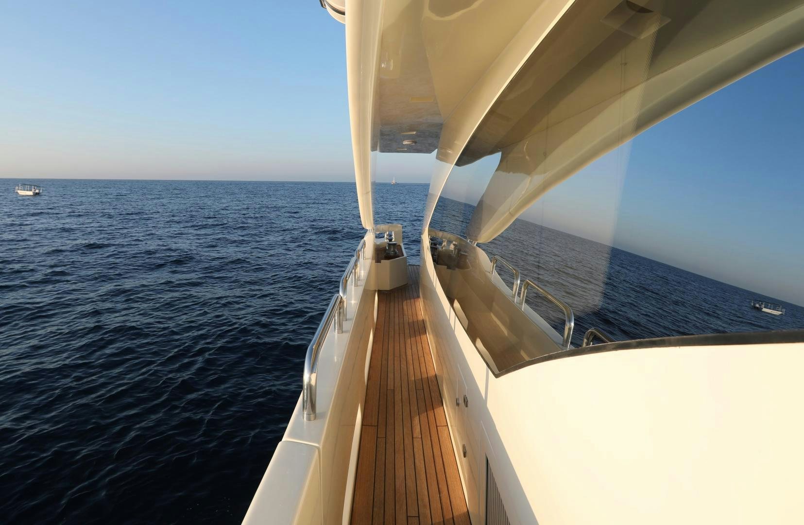 a boat on the water aboard ANDREIKA Yacht for Sale