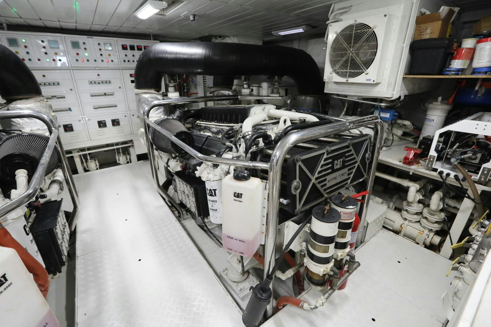 a machine in a factory aboard ANDREIKA Yacht for Sale