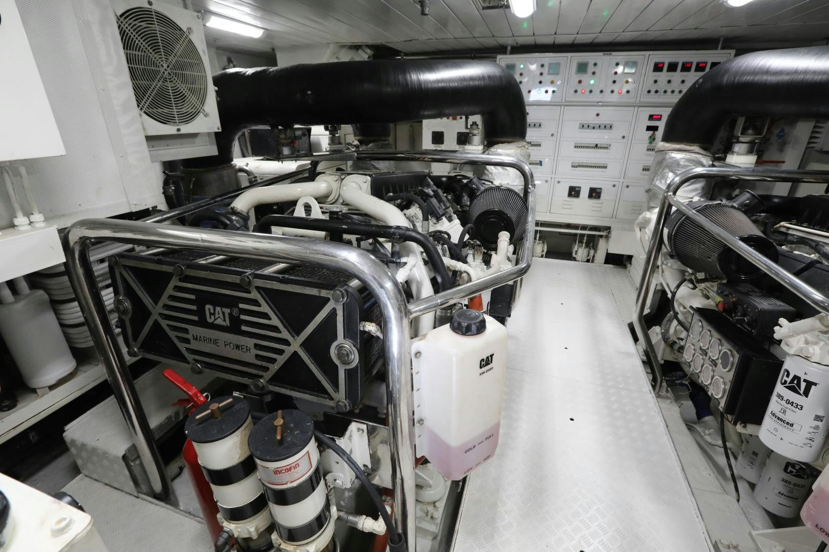 a machine with a large black pipe aboard ANDREIKA Yacht for Sale