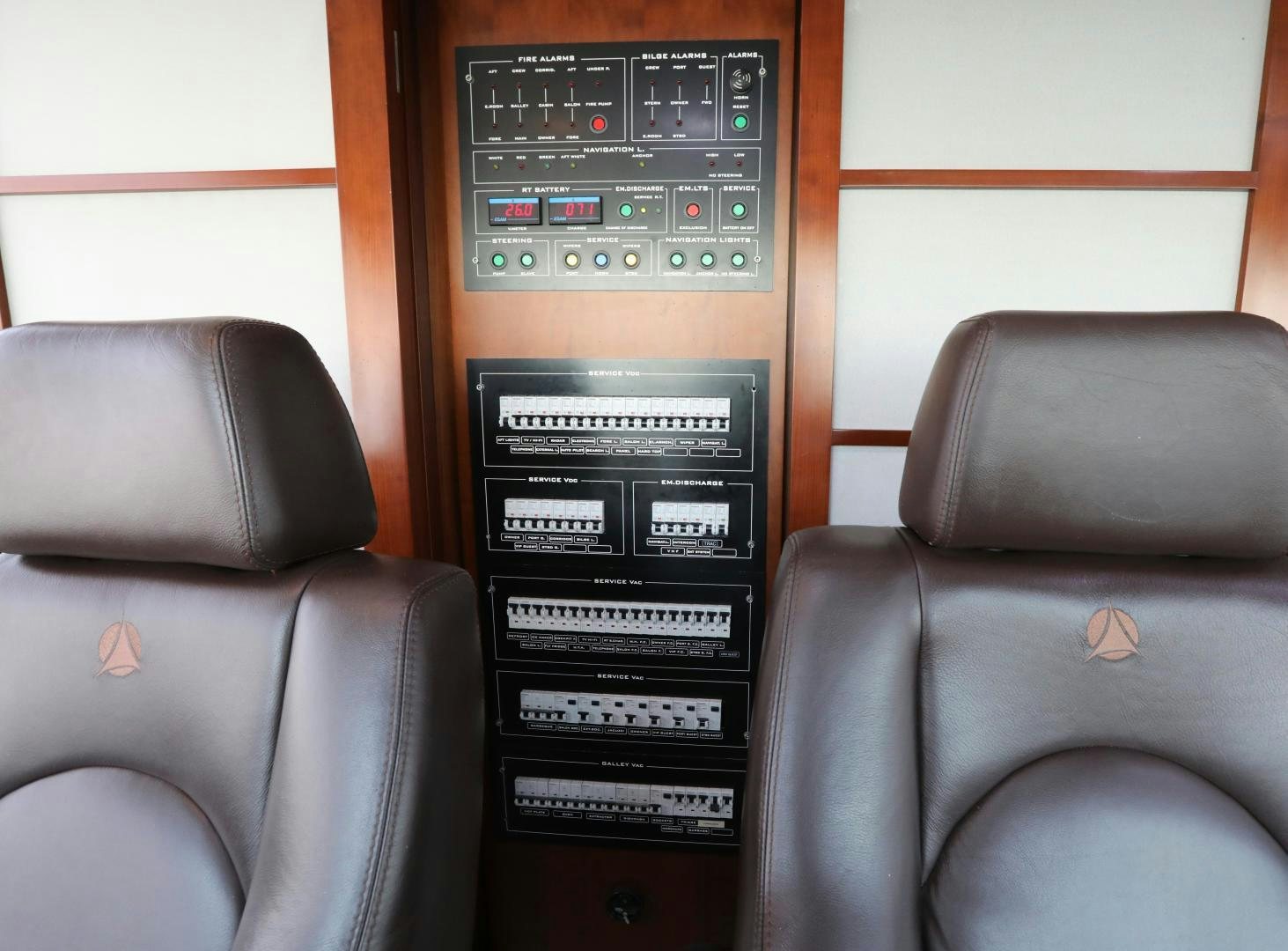 a black rectangular electronic device aboard ANDREIKA Yacht for Sale