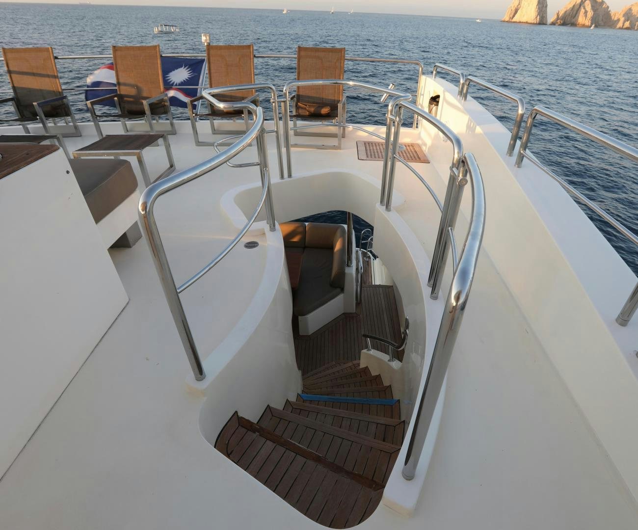 a boat on the water aboard ANDREIKA Yacht for Sale