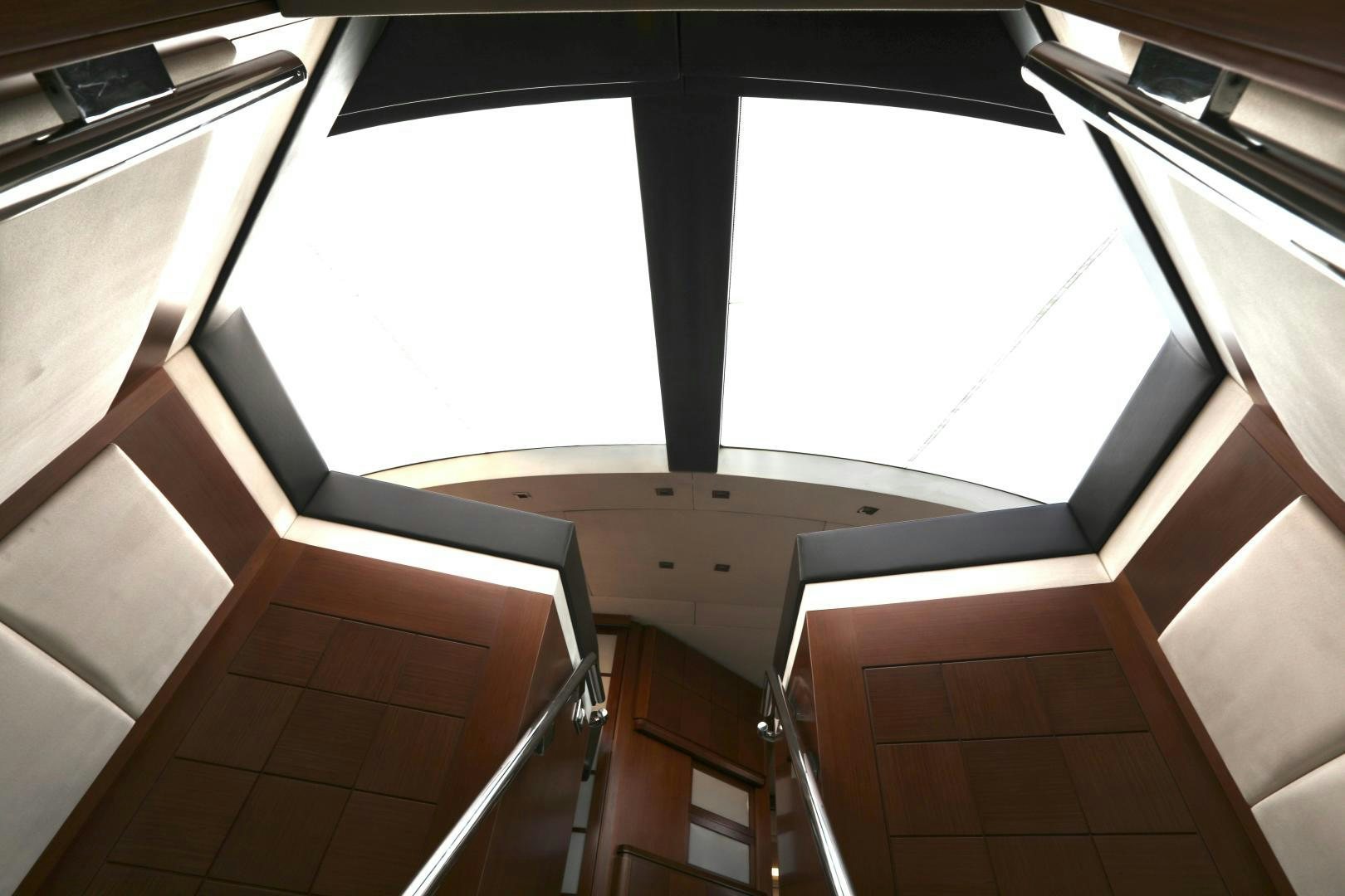 a room with a window and a bench aboard ANDREIKA Yacht for Sale