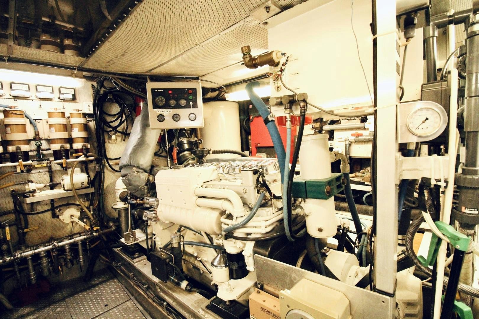a machine in a room aboard REFLECTIONS Yacht for Sale
