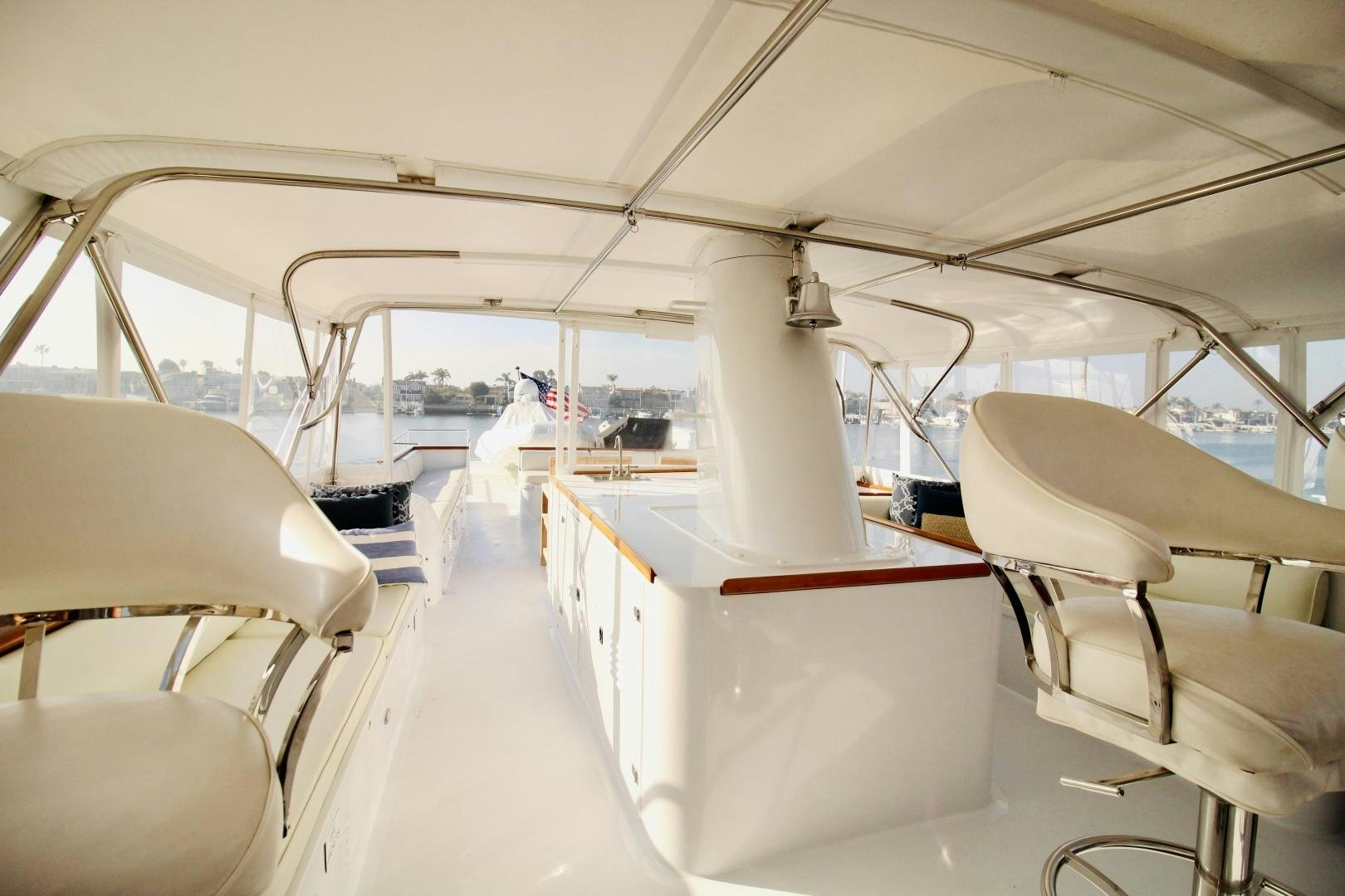 inside of a vehicle aboard REFLECTIONS Yacht for Sale