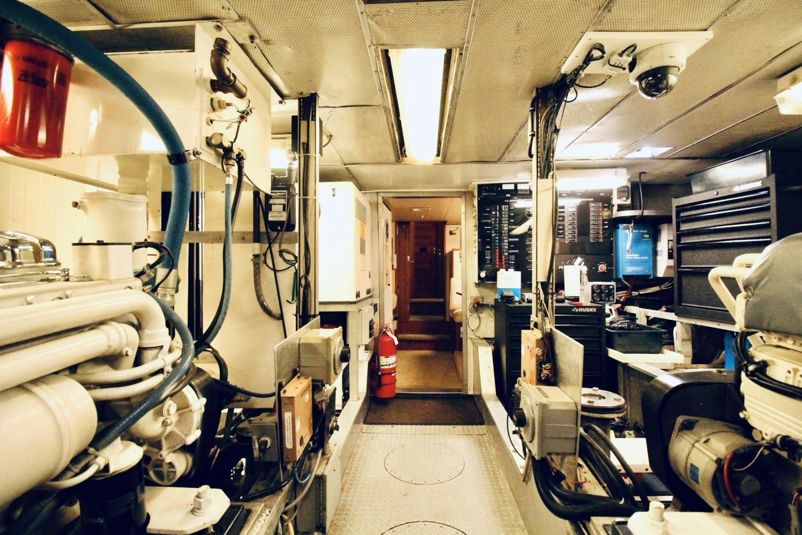 a room with equipment and equipment aboard REFLECTIONS Yacht for Sale