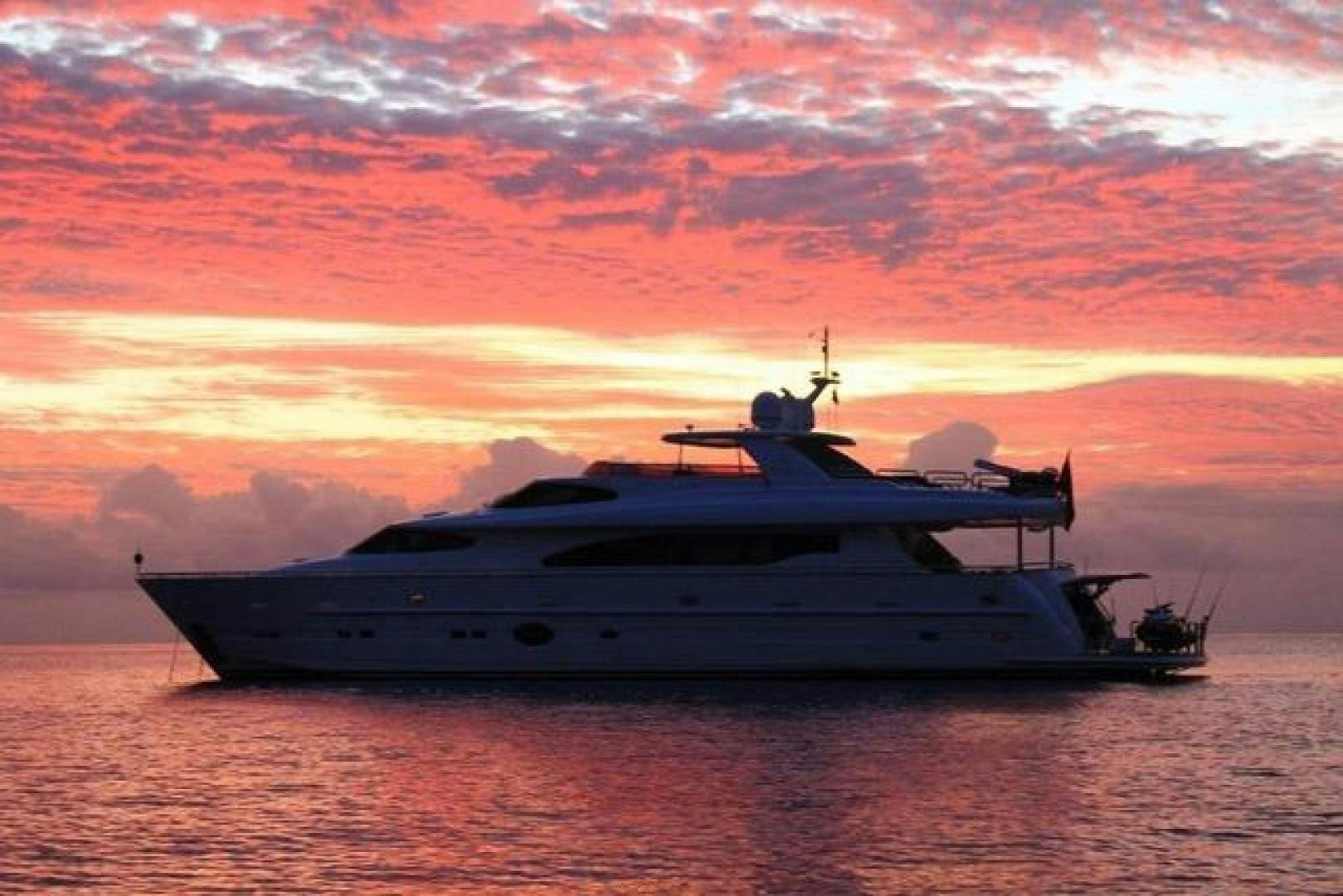a boat in the water aboard ENCORE Yacht for Sale