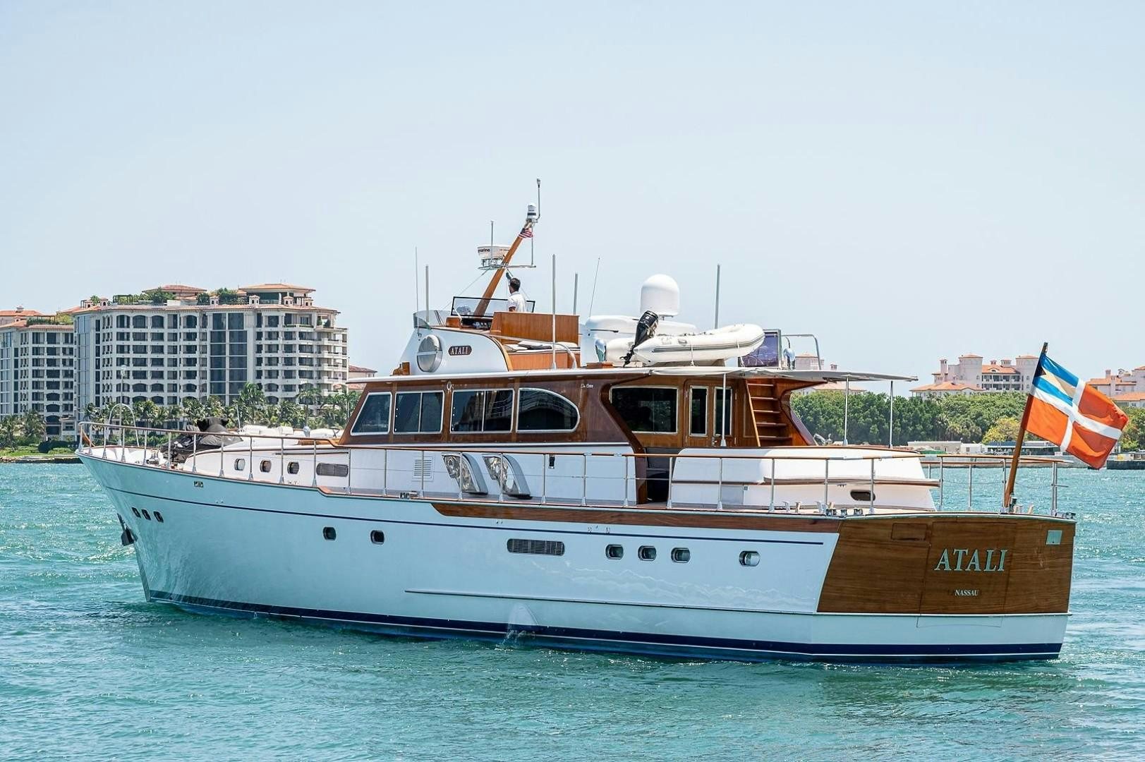 a boat on the water aboard ATALI Yacht for Sale