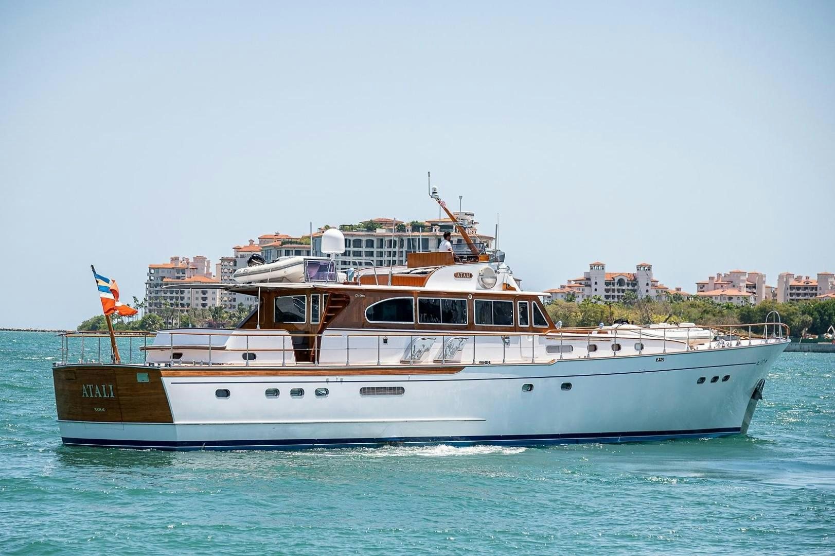 a boat on the water aboard ATALI Yacht for Sale