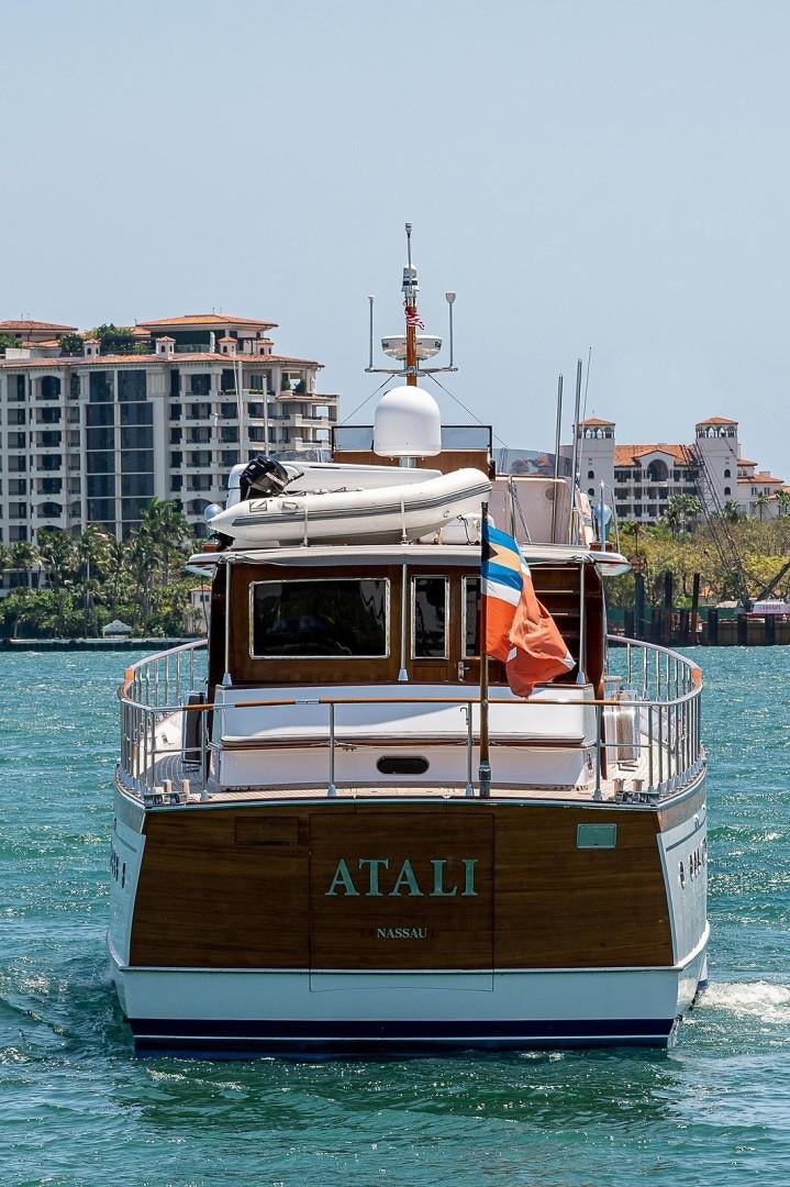 a boat in the water aboard ATALI Yacht for Sale