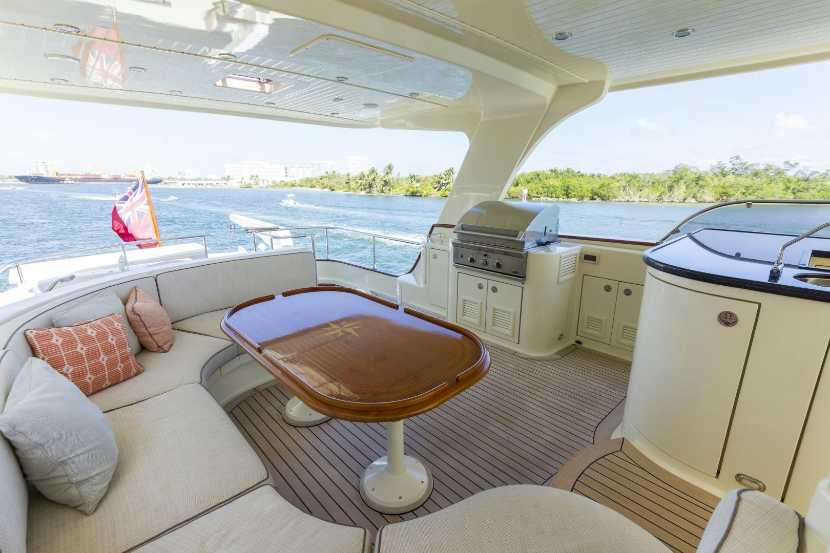 a boat on the water aboard CHANSON II Yacht for Sale