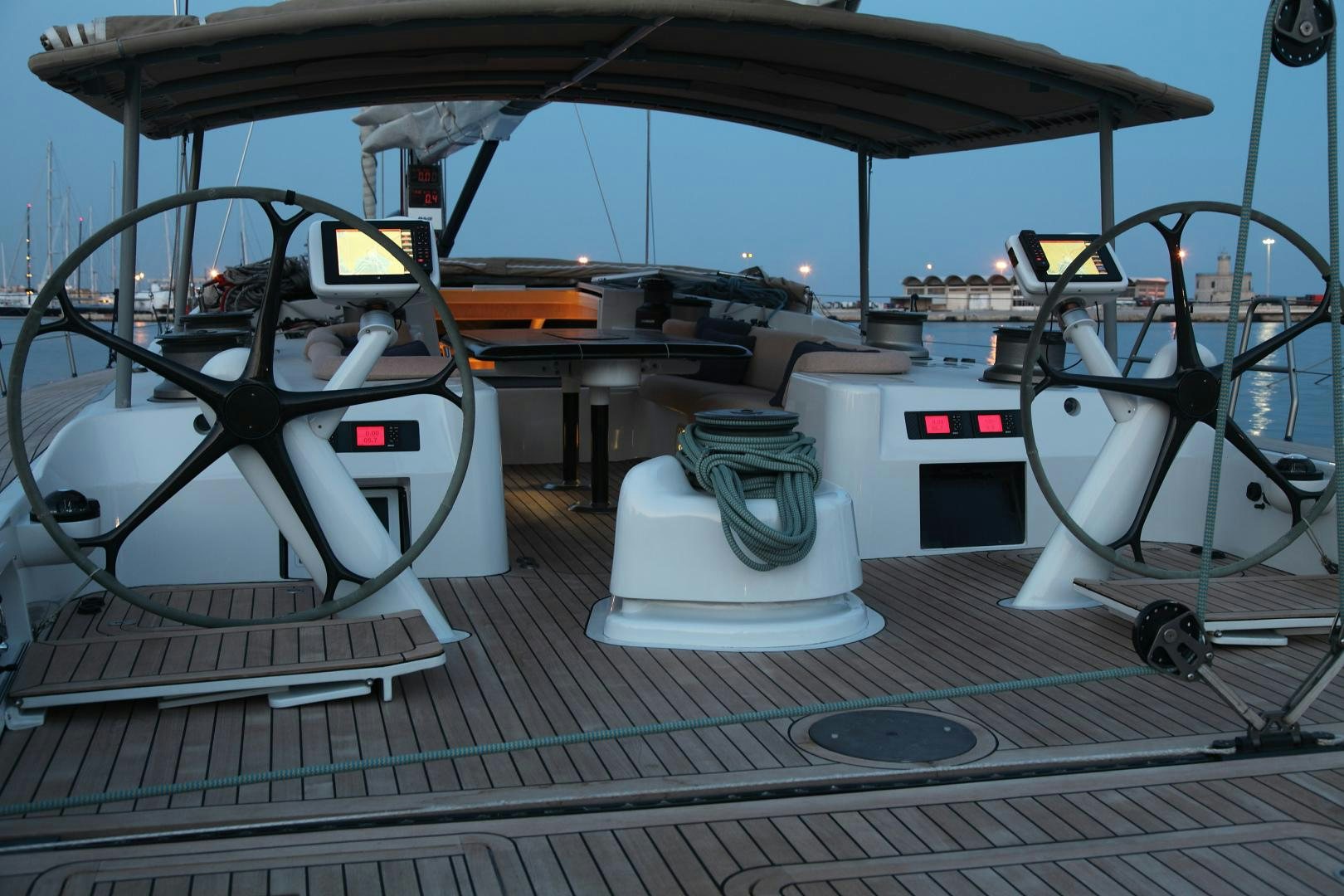 a machine on the counter aboard MARIA ALBA Yacht for Sale