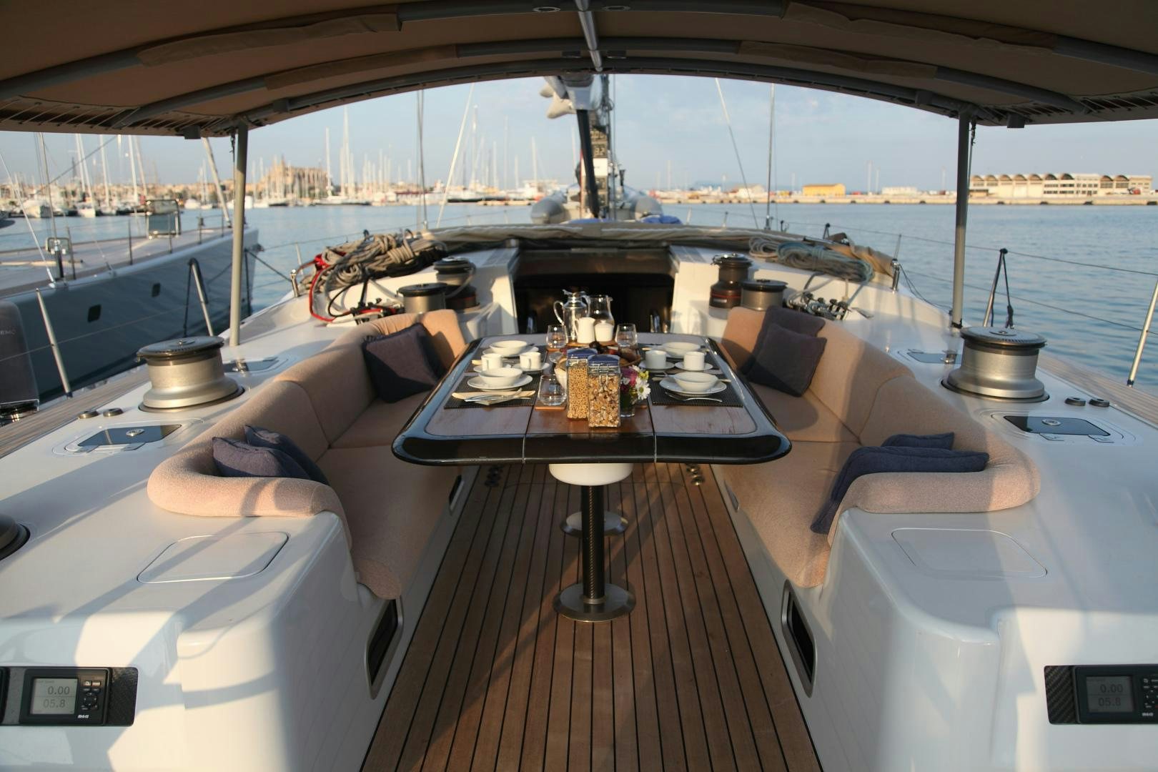a boat on the water aboard MARIA ALBA Yacht for Sale