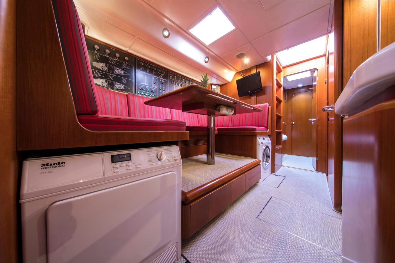 a room with a large machine aboard ALTA MAREA Yacht for Sale