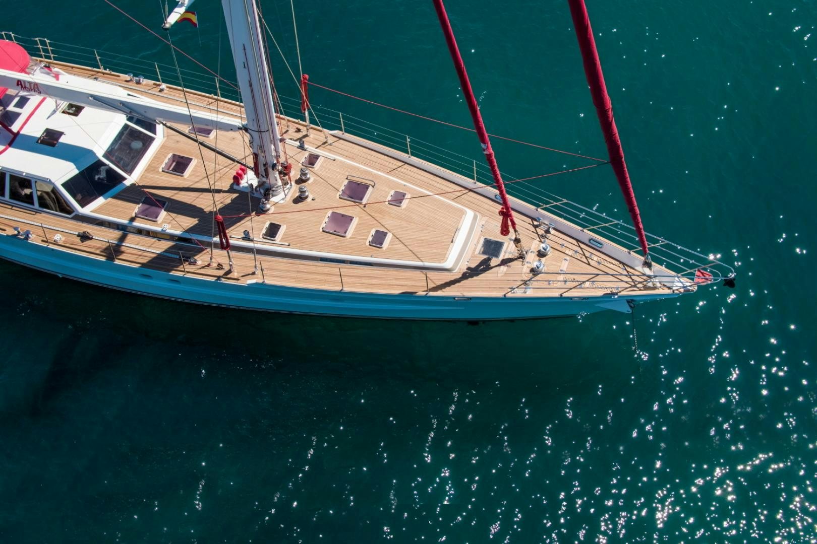 a boat on the water aboard ALTA MAREA Yacht for Sale
