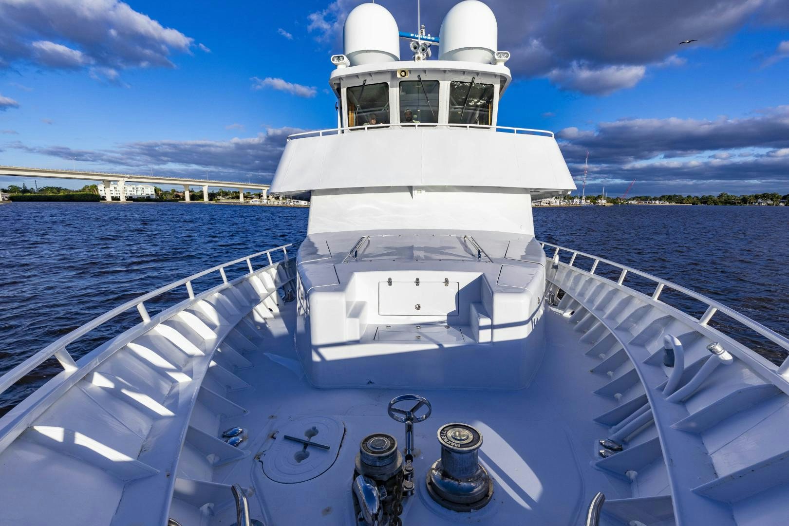 a boat on the water aboard RESET Yacht for Sale