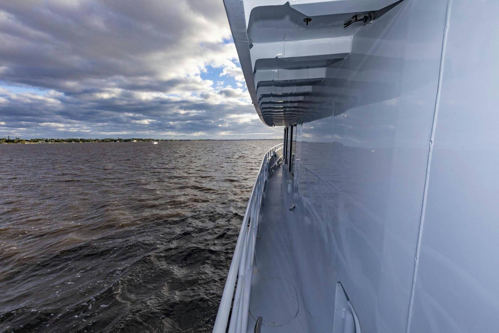 a boat on the water aboard RESET Yacht for Sale