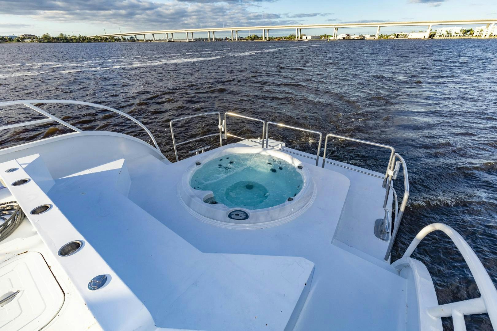 a boat on the water aboard RESET Yacht for Sale