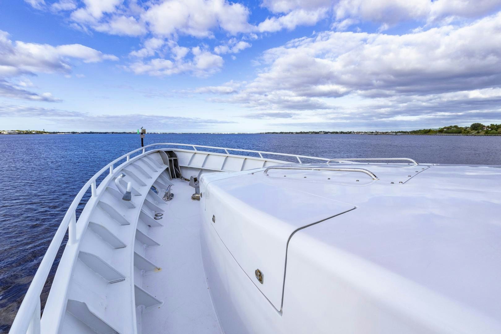 a boat on the water aboard RESET Yacht for Sale