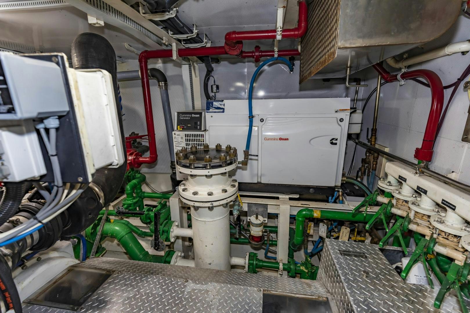 a machine with wires aboard RESET Yacht for Sale