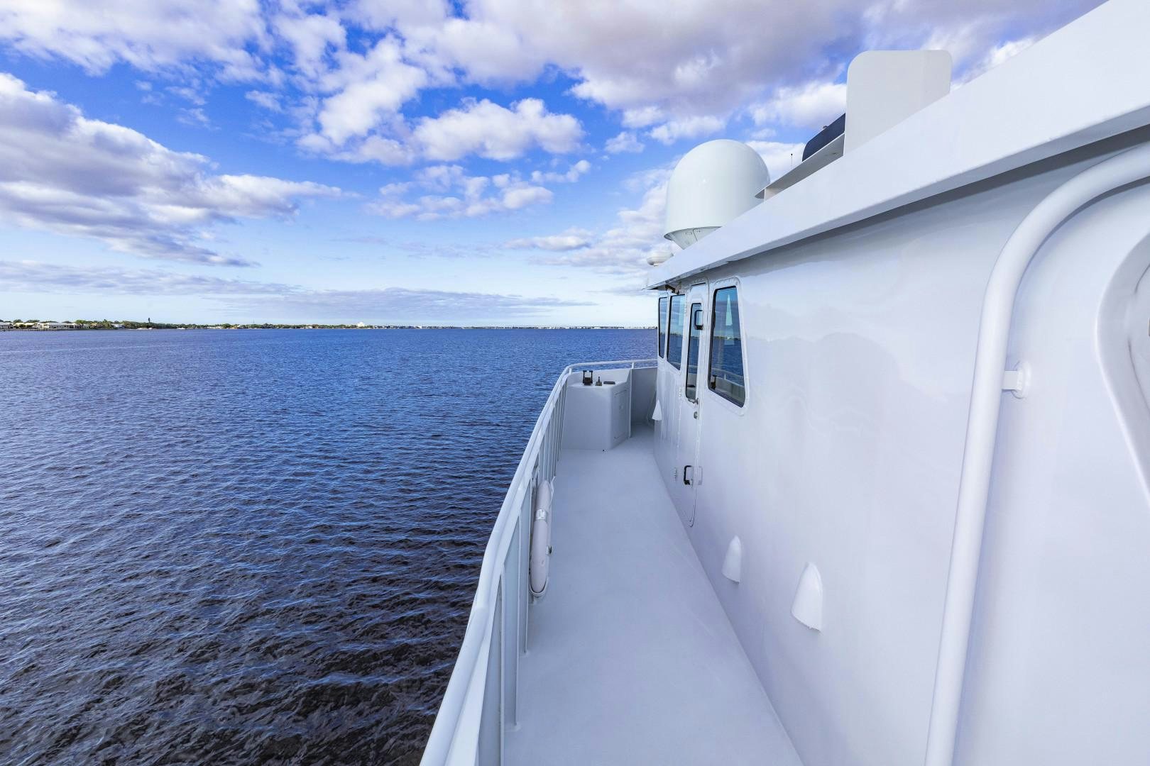 a boat on the water aboard RESET Yacht for Sale