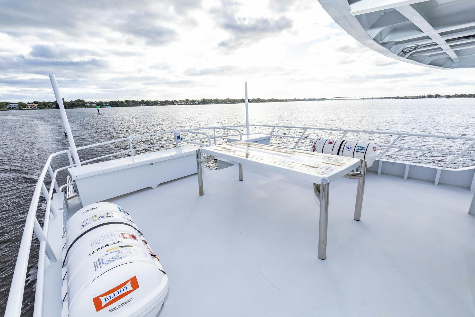 a boat on the water aboard RESET Yacht for Sale