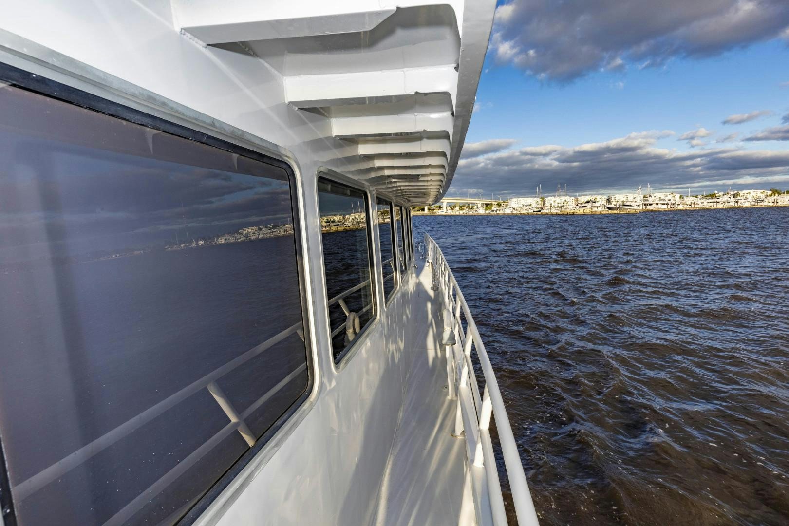 a boat on the water aboard RESET Yacht for Sale