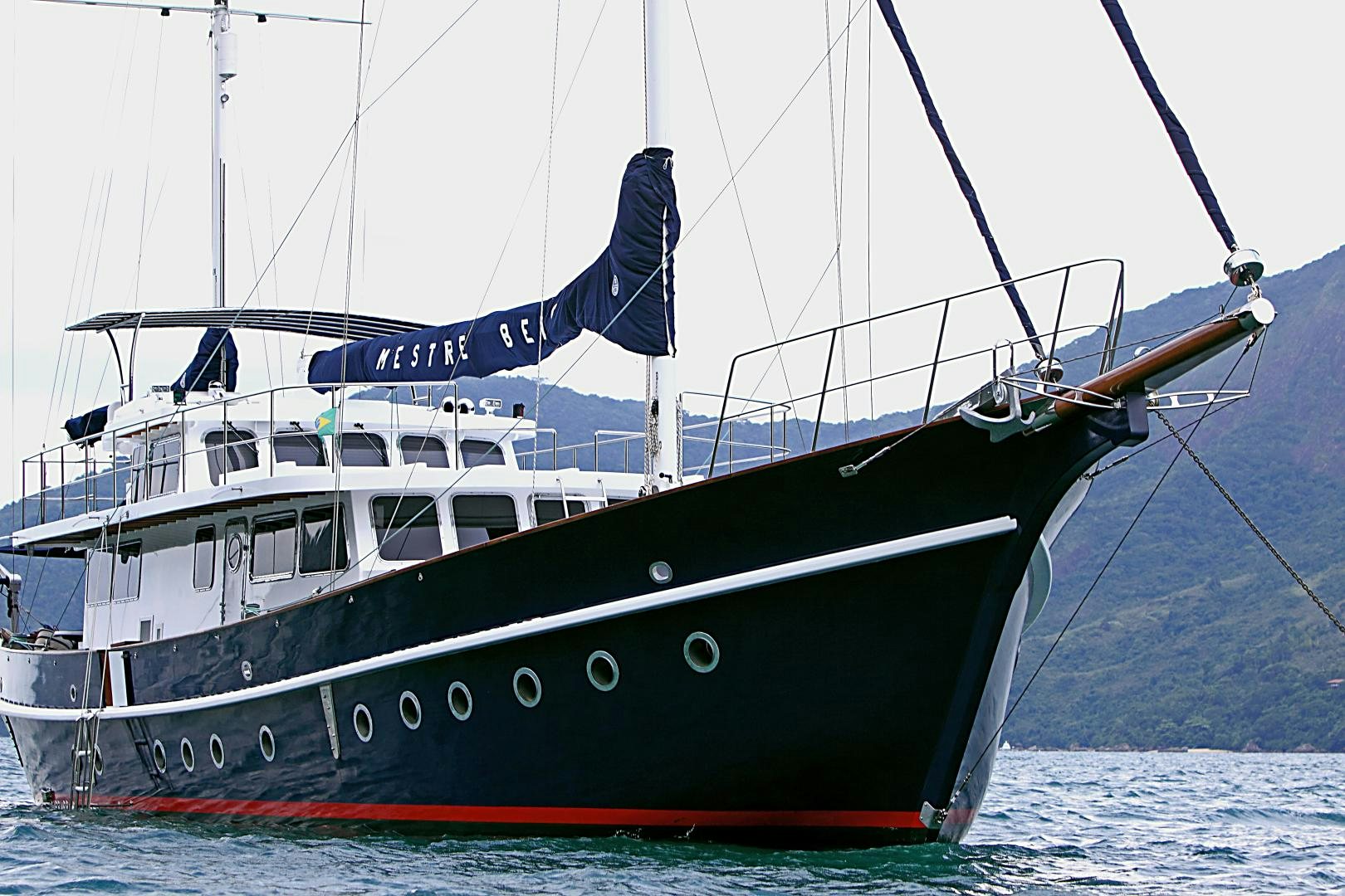 a boat on the water aboard MESTRE BELO Yacht for Sale