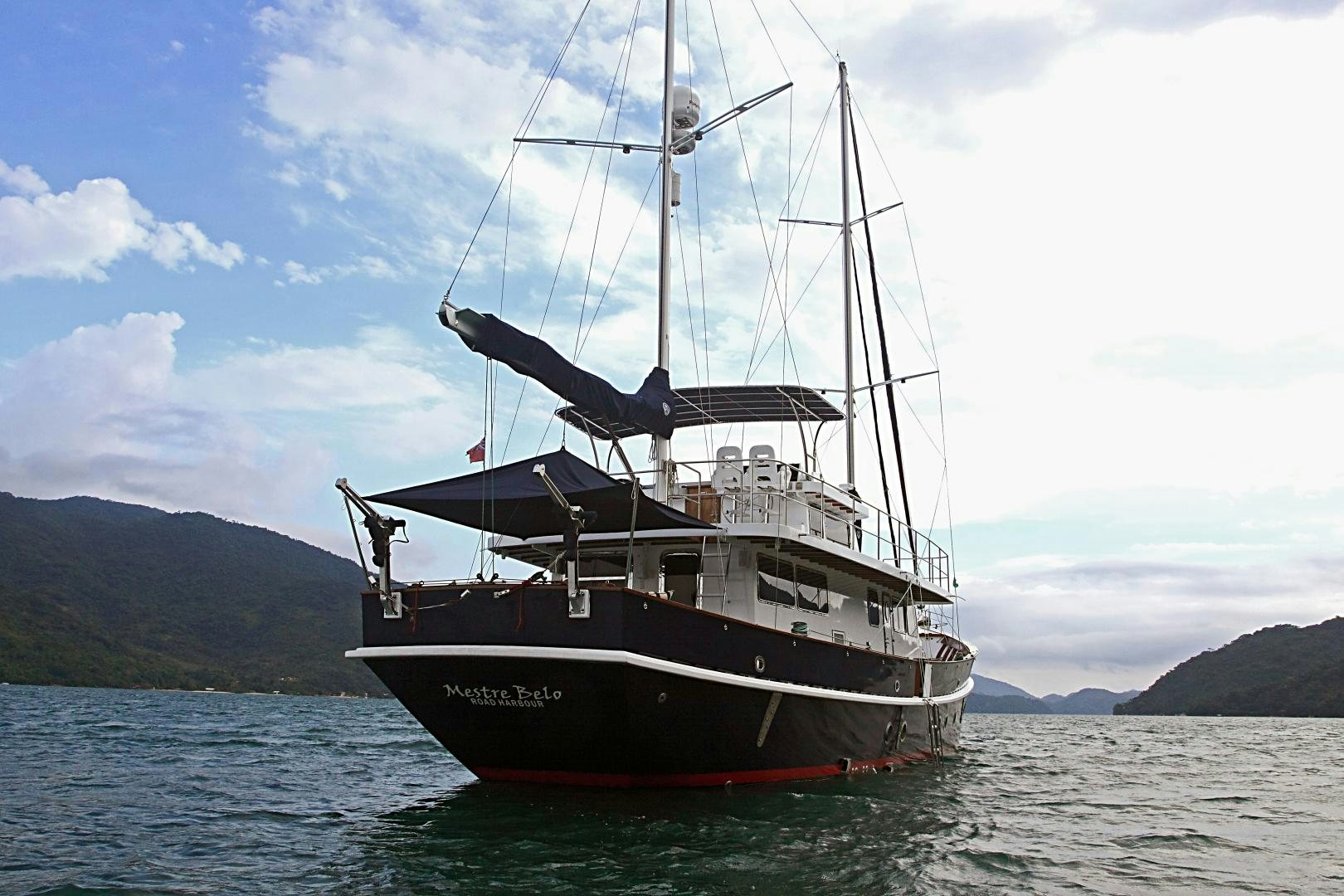 a boat in the water aboard MESTRE BELO Yacht for Sale