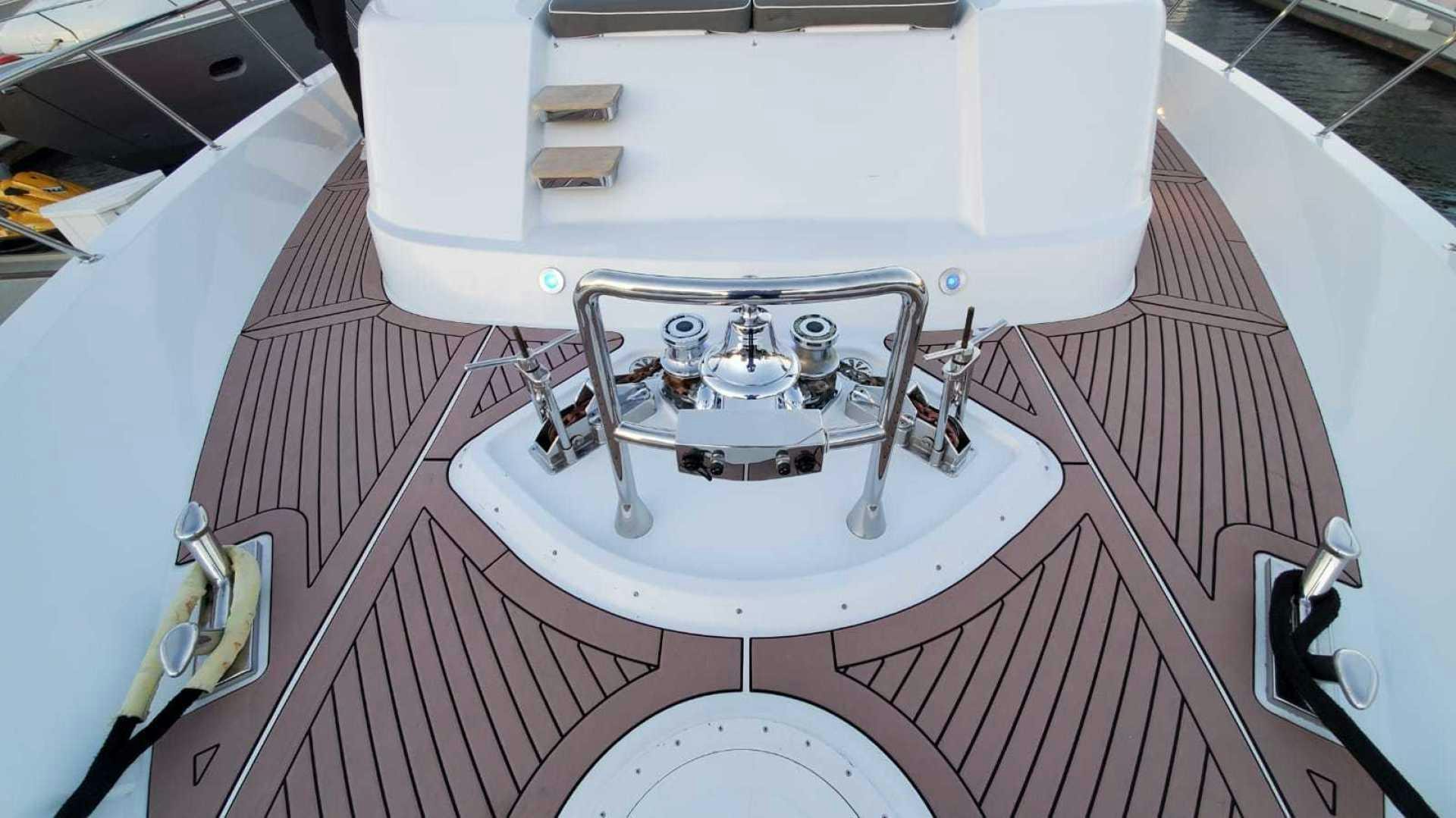 a sink in a bathroom aboard LA LA LAND Yacht for Sale