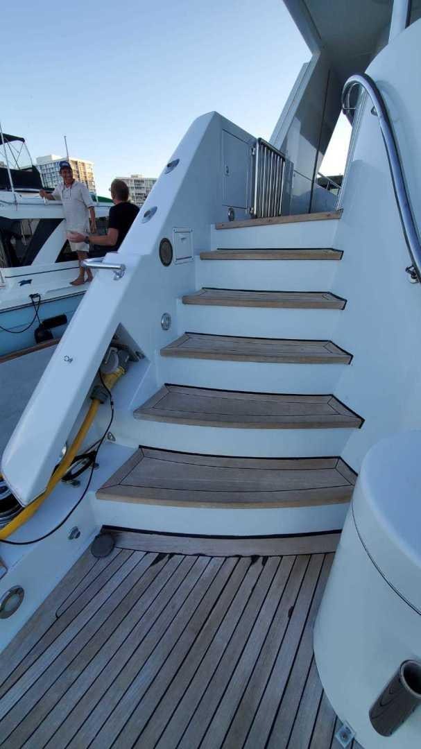 a boat on the water aboard LA LA LAND Yacht for Sale