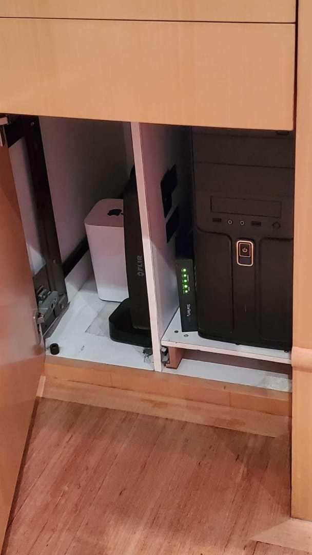 a machine on the counter aboard LA LA LAND Yacht for Sale