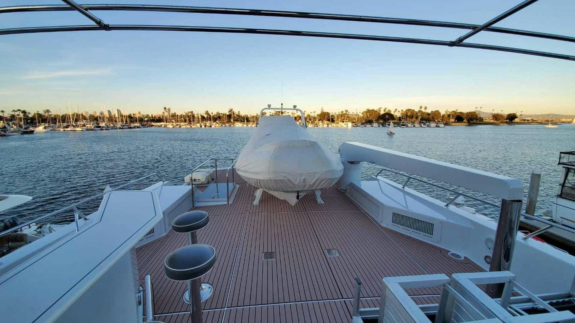 a boat on a body of water aboard LA LA LAND Yacht for Sale