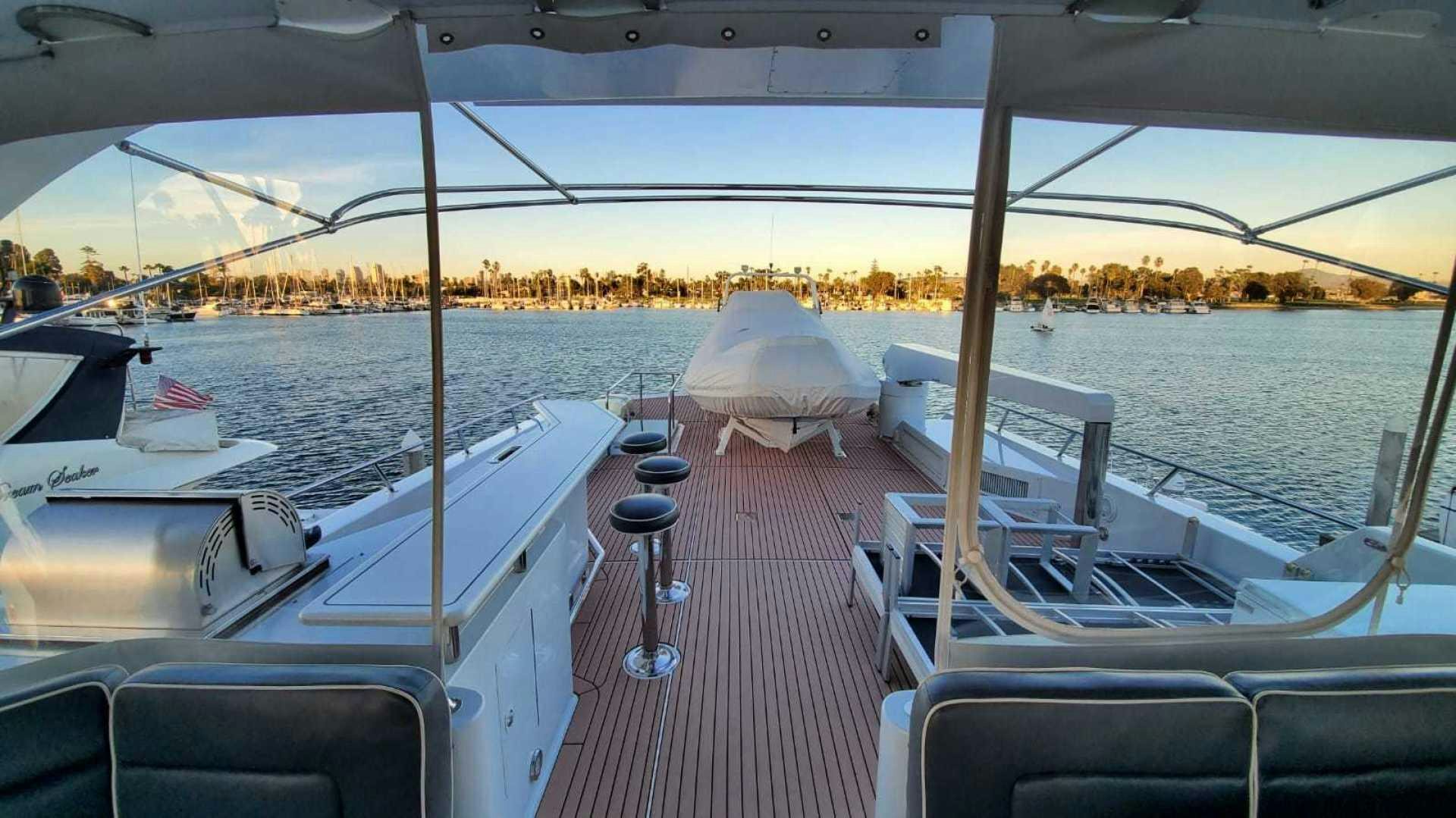 a boat on the water aboard LA LA LAND Yacht for Sale