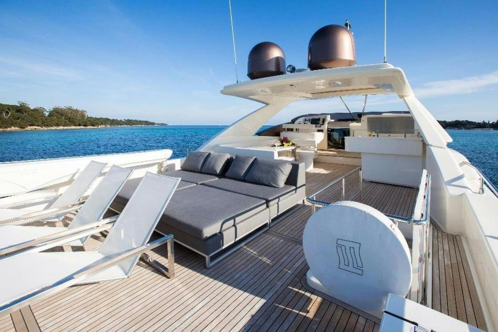 a boat on the water aboard HAPPY BLUE II Yacht for Sale