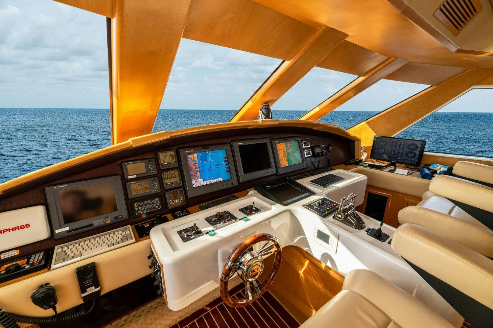 inside of a boat aboard BERADA Yacht for Sale