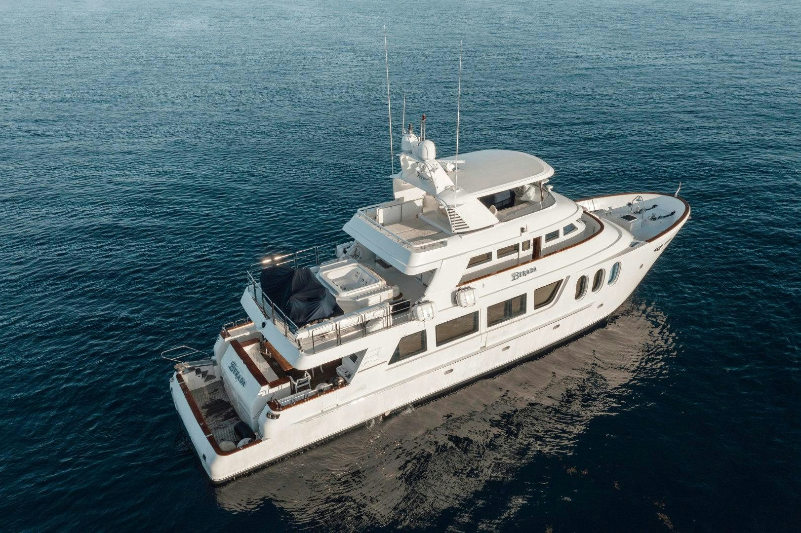 a boat on the water aboard BERADA Yacht for Sale