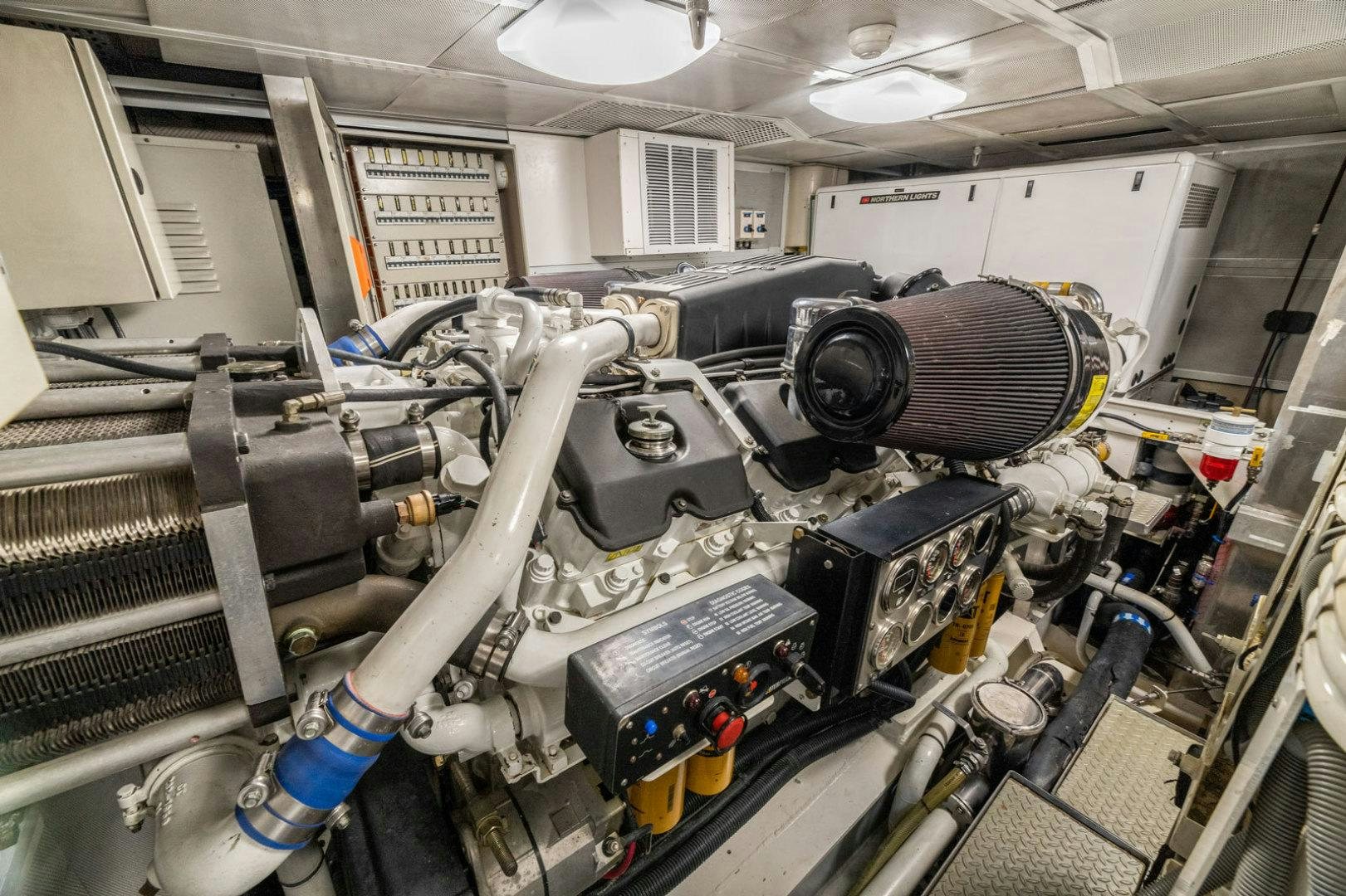 a machine inside a room aboard BERADA Yacht for Sale