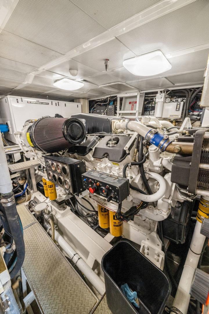 a machine in a factory aboard BERADA Yacht for Sale