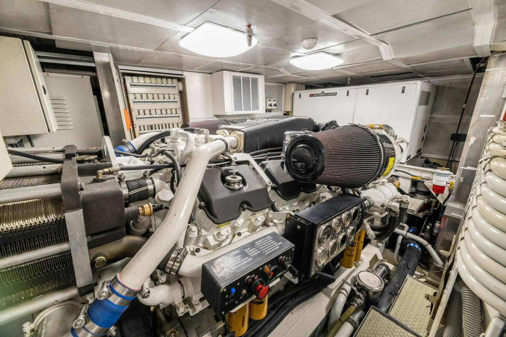 a machine inside a room aboard BERADA Yacht for Sale