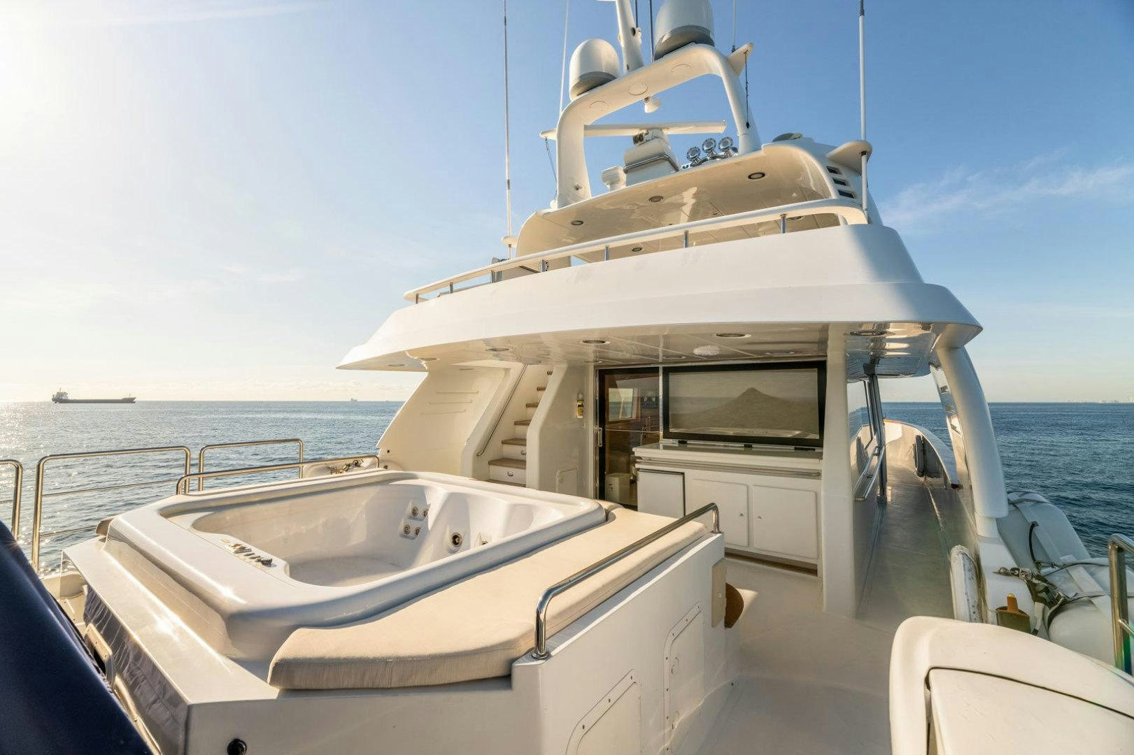 a boat on the water aboard BERADA Yacht for Sale